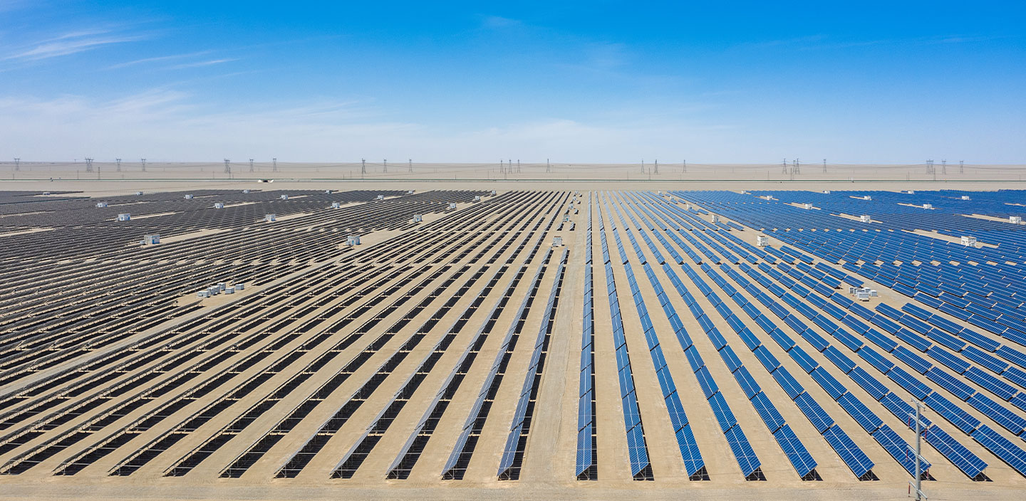 GEstación de energía solar terrestre a gran escala