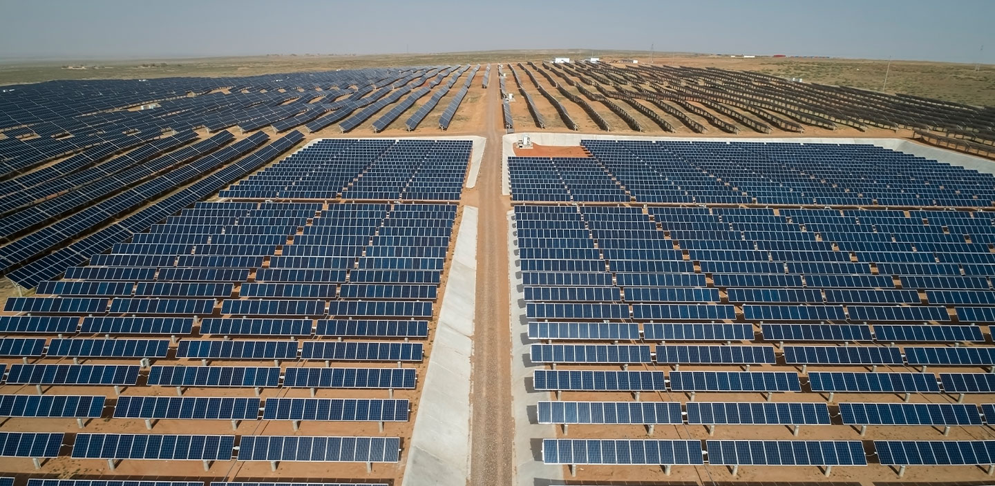 GEstación de energía solar terrestre a gran escala