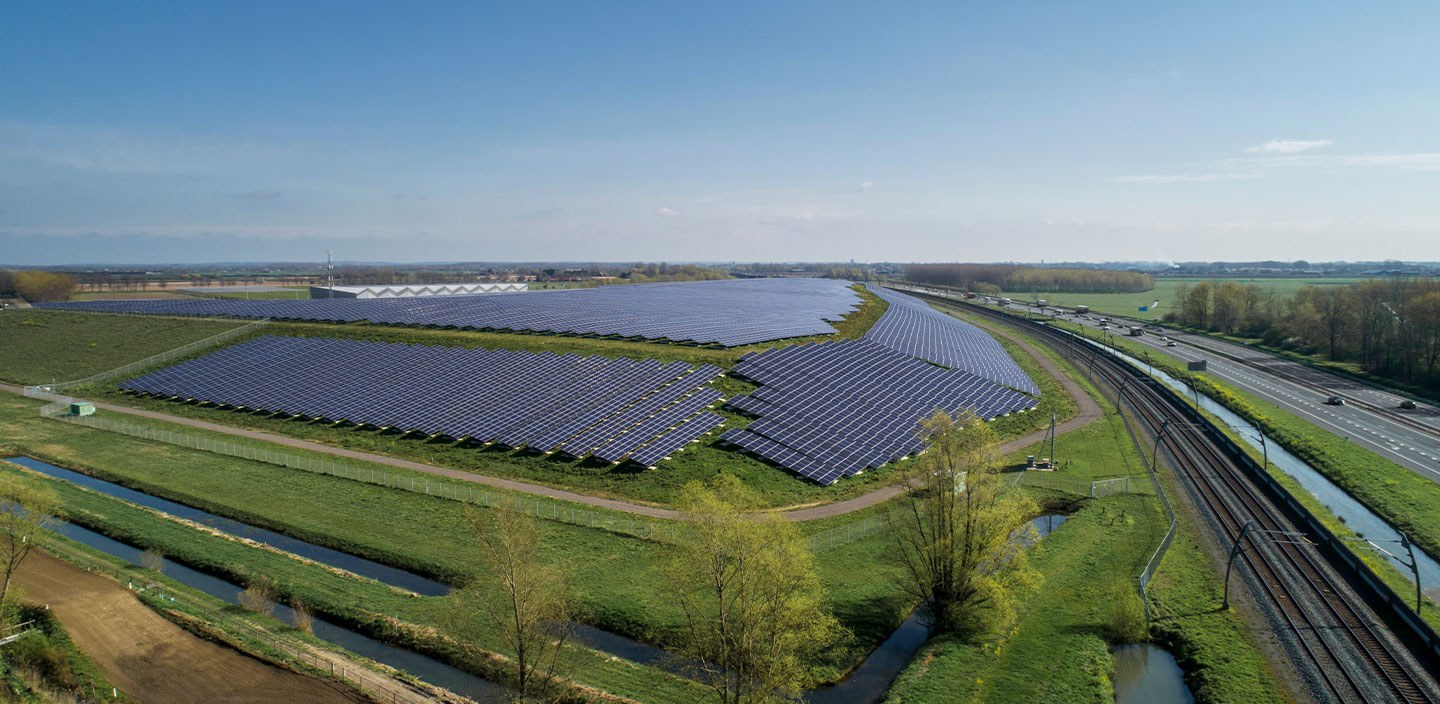 GEstación de energía solar terrestre a gran escala