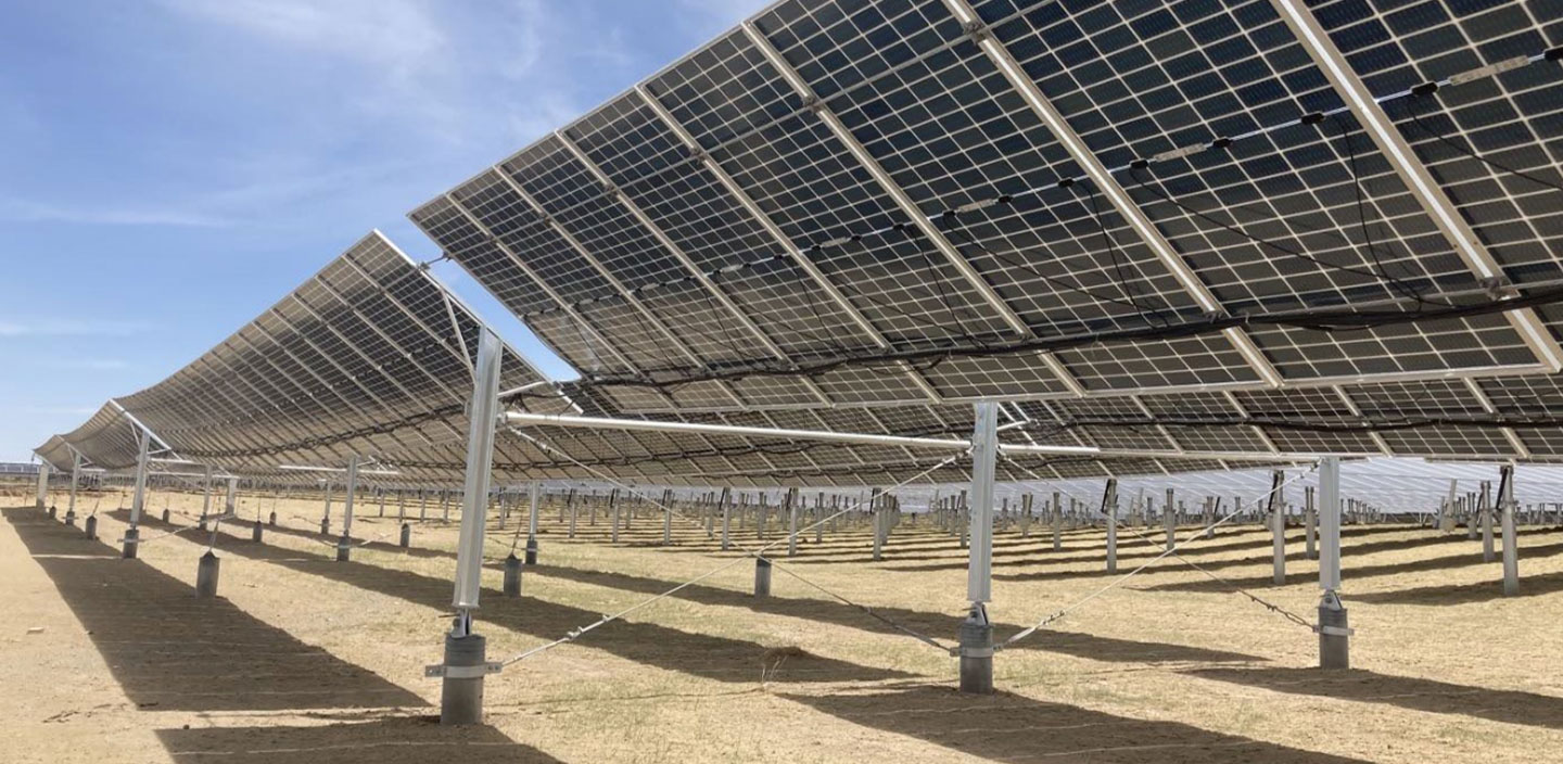 GEstación de energía solar terrestre a gran escala