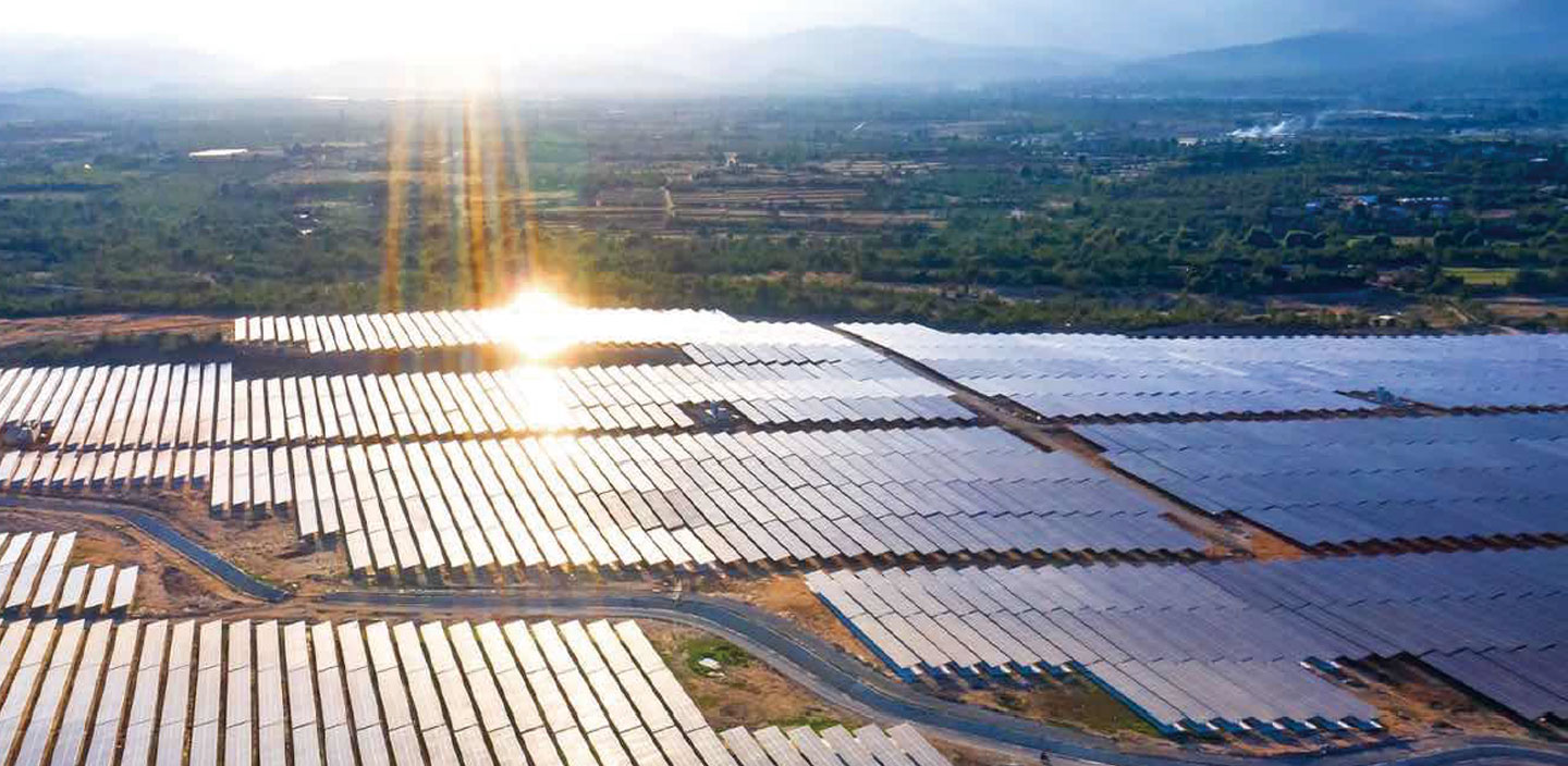 GEstación de energía solar terrestre a gran escala