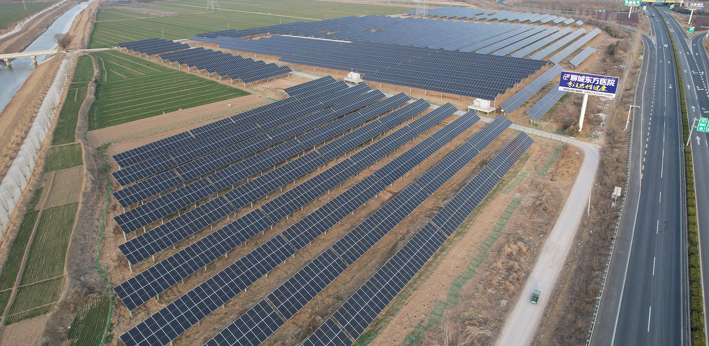 GEstación de energía solar terrestre a gran escala