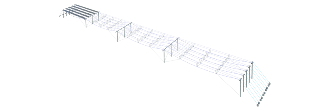 Sistema de estructura flexible iCross span