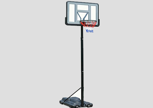 Blow molded basketball stand