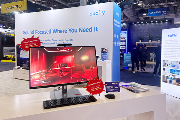 Audfly and Lenovo Unveil World's First AI PC with Focus Sound Technology at CES 2025