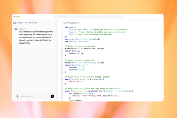 OpenAI launches new ‘Canvas’ ChatGPT interface tailored to writing and coding projects