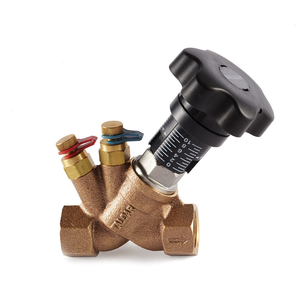 Hand-regulated balance regulating valves T330