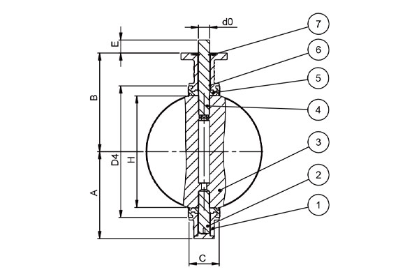 electric actuated butterfly valve