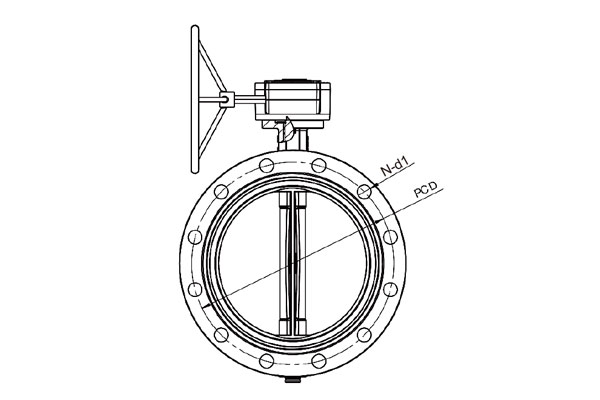 Ductile iron butterfly valves