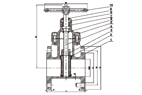 Ductile iron gate valves