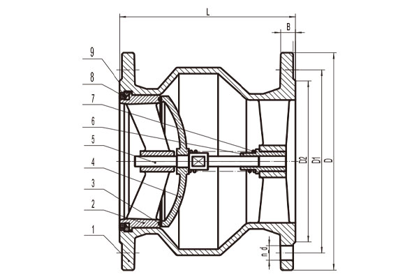 ductile iron check valve