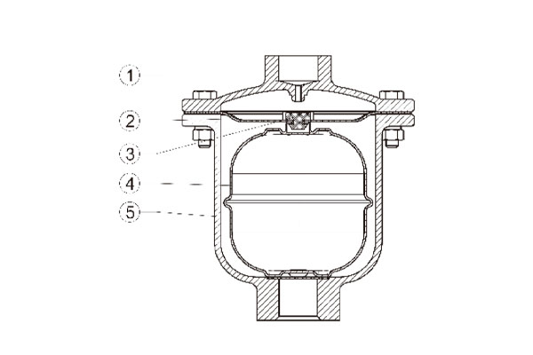 Stainless steel automatic air vent