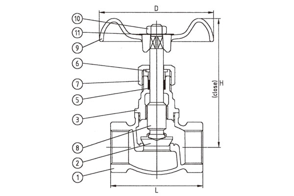 bronze globe valve