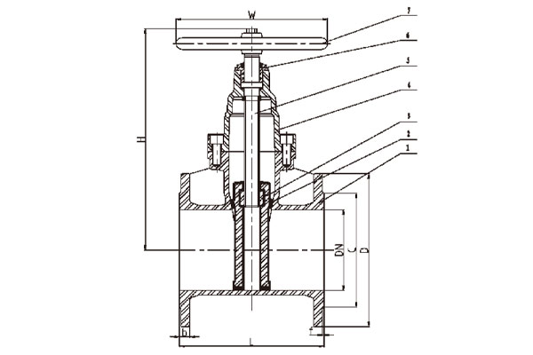 Ductile iron gate valves