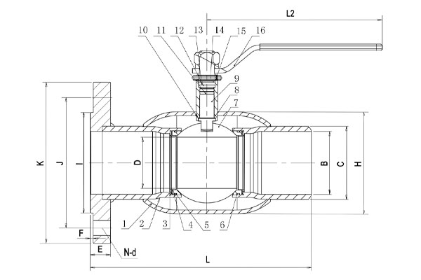 fully welded ball valve