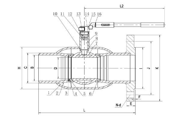 fully welded ball valve