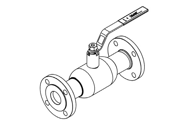 Fully welded ball valve