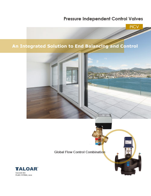 Pressure Independent Control Valves