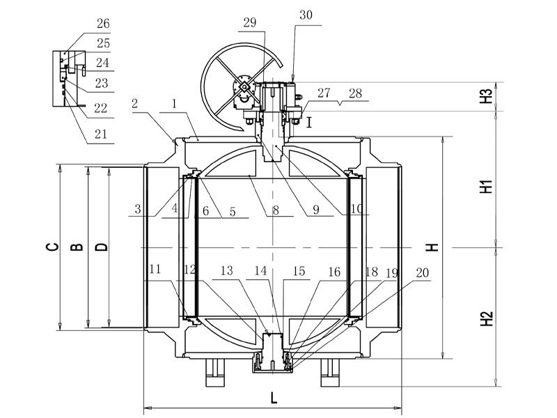 fully welded ball valve