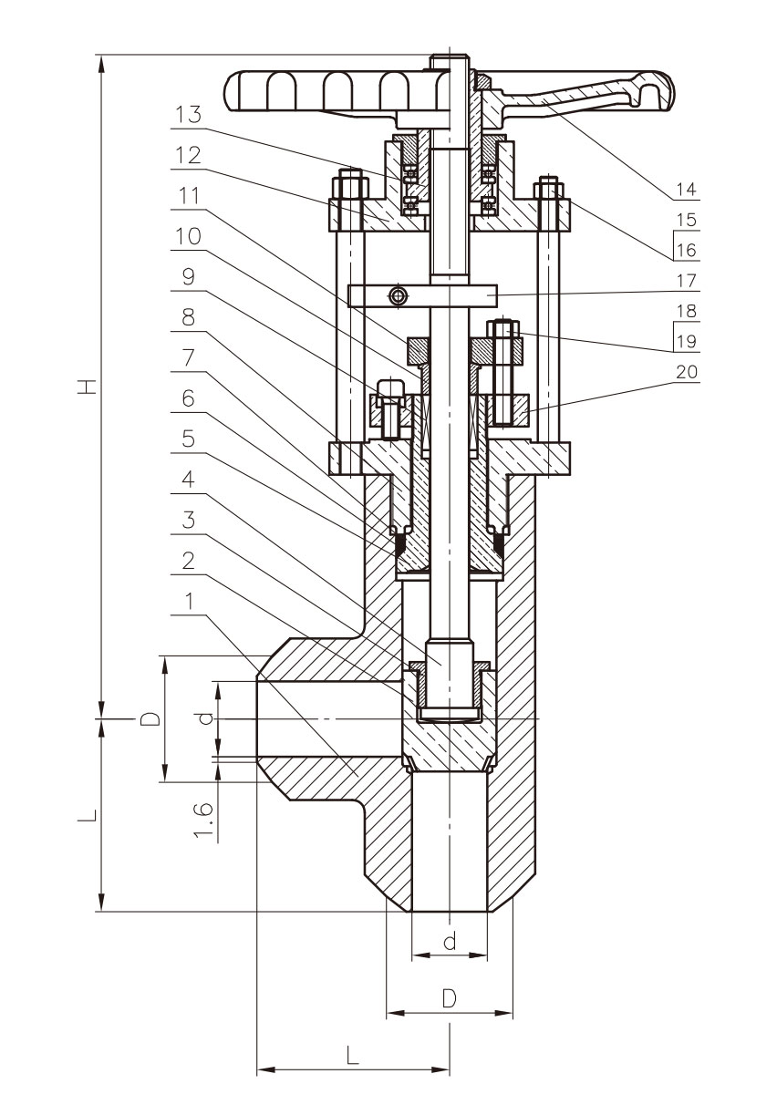 bronze angle globe valve