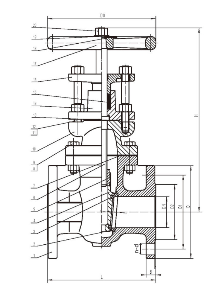 Ductile iron gate valves