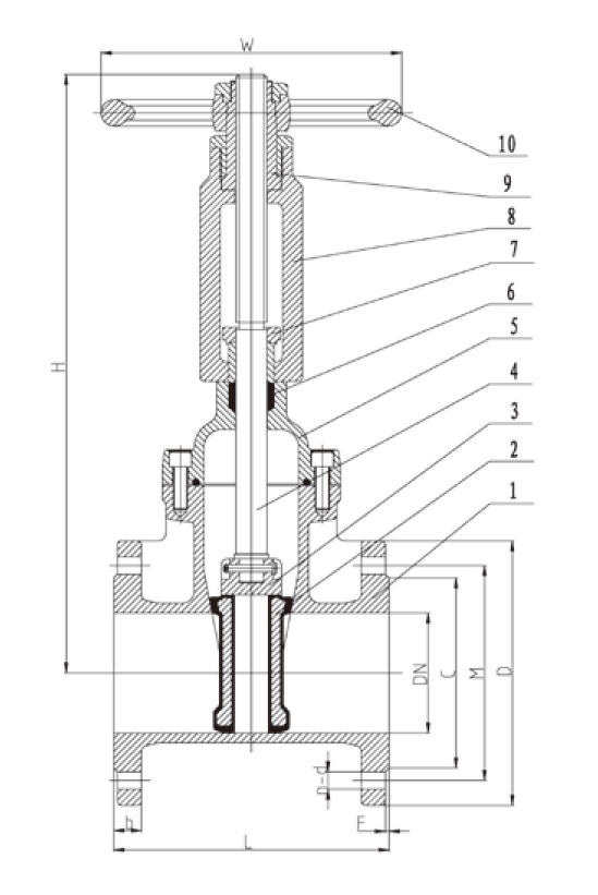 Ductile iron gate valves