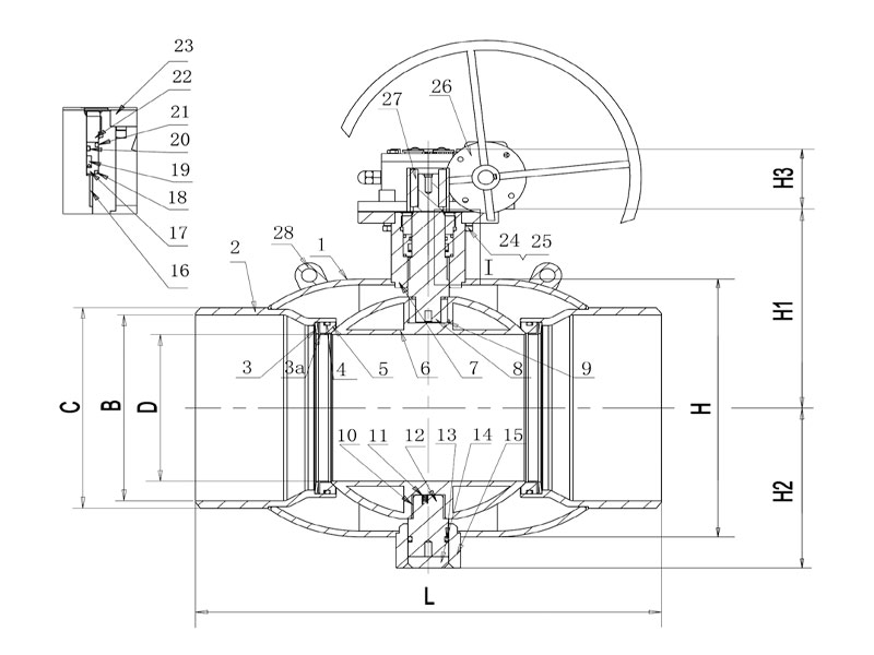 fully welded ball valve