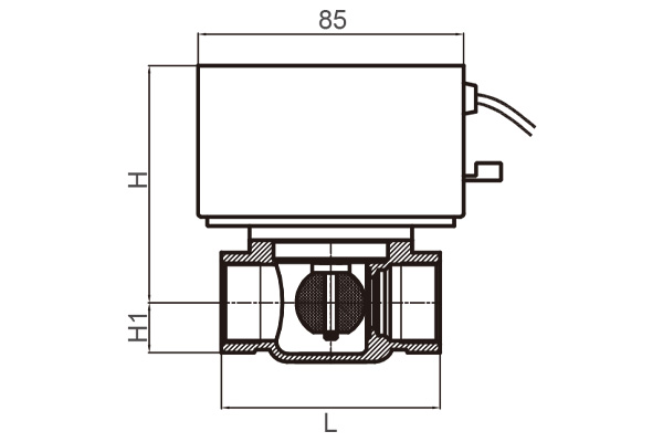 motorized control valve