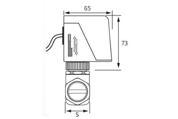 Motorized control valve