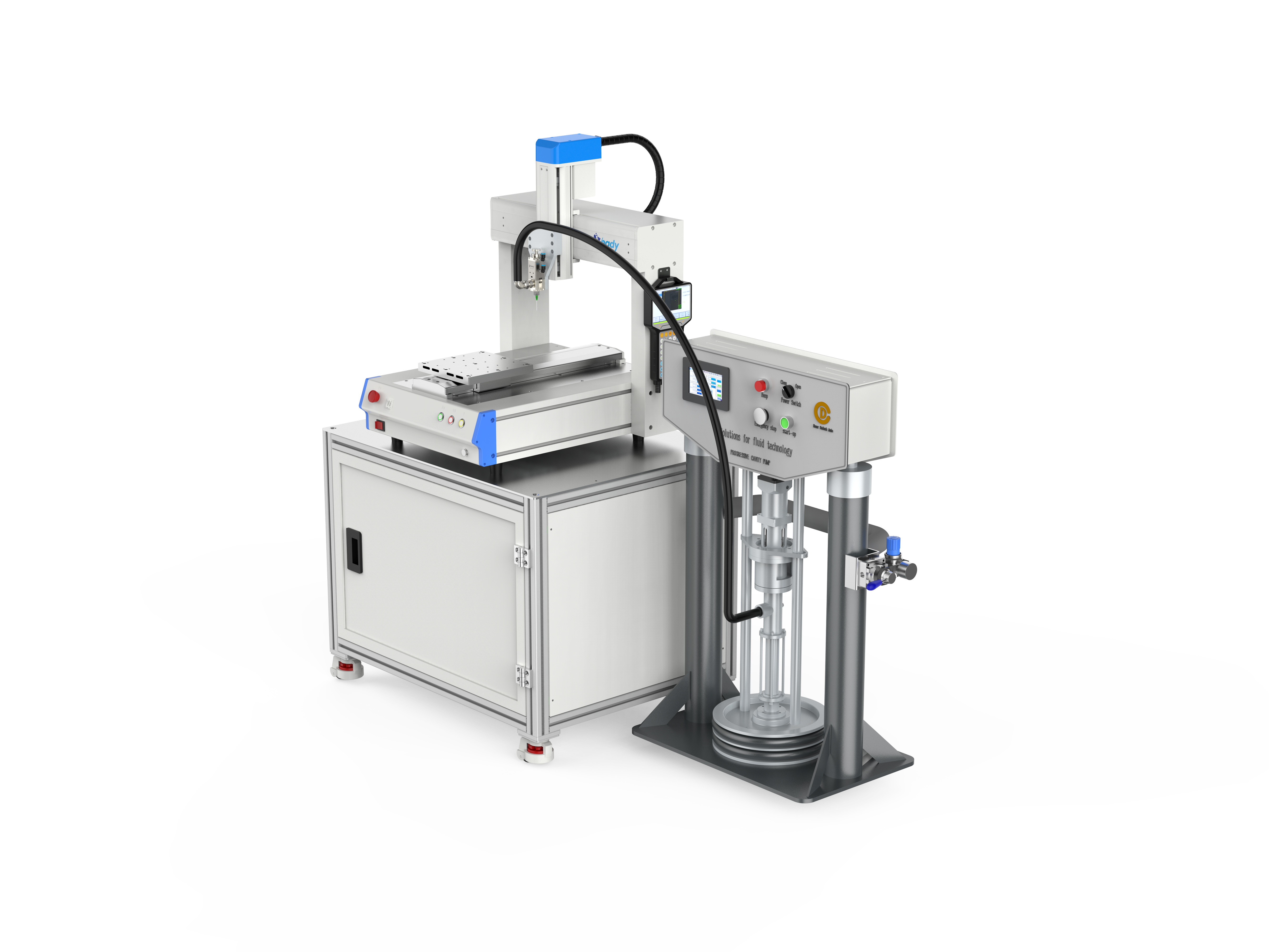 Desktop dispensing platform +5 gallon pressure plate pump