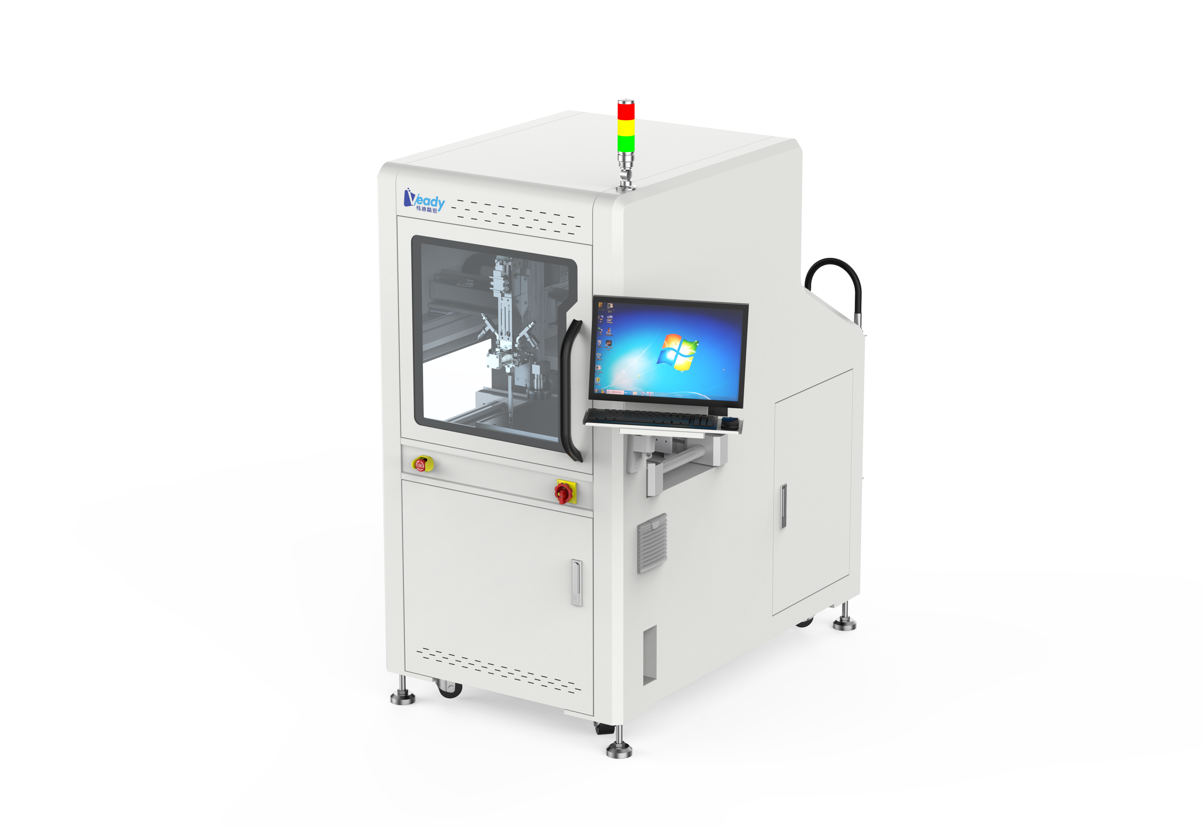 Online visual glue filling machine