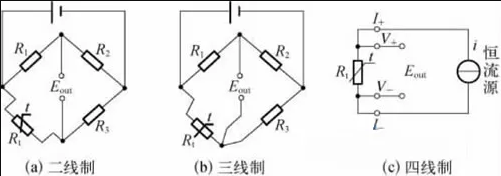 PT100热电阻接线图